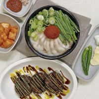 함박스테이크4조각+국밥1