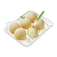 크림치즈볼 ( 치즈맛 시즈닝 )