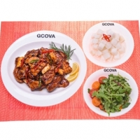 뼈 반반치킨（보통맛）