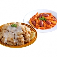 레몬크림탕슈（안심）＋로제비엔나떡볶이