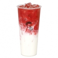 I.V 딸기 요거트 라떼