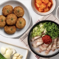 함박볼카츠6조각+국밥1