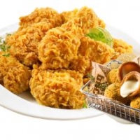 후라이드(반)+뿌링 치즈볼