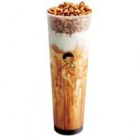 I.S 치즈 프로마쥬 흑당 퐁라떼